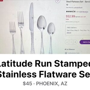 Serving set for 12..used once!